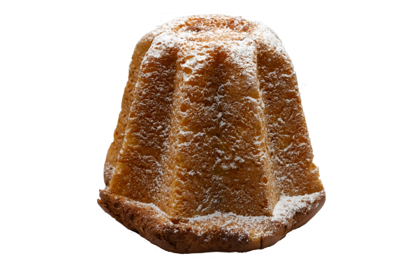 Pandoro filled with Chocolate Cream